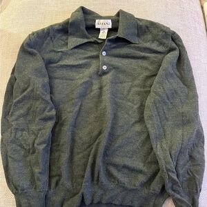 Alfani Men's Forest Green Polo Sweater